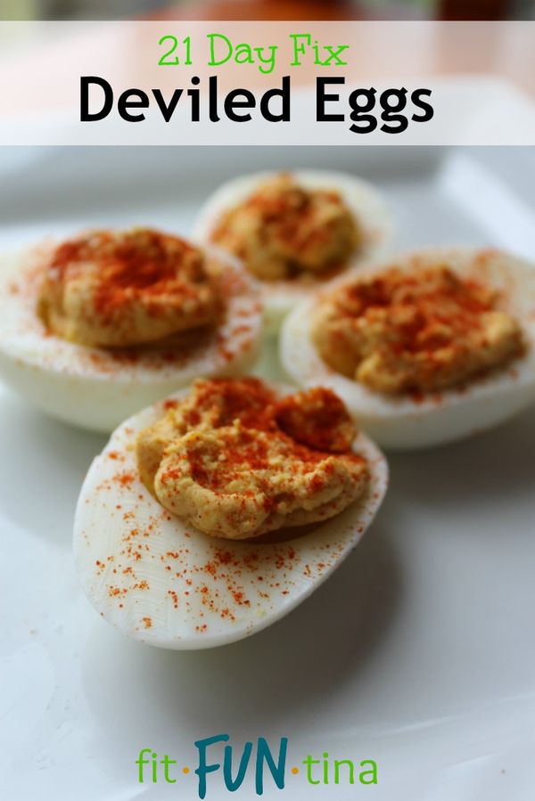 21 Day Fix Deviled Eggs