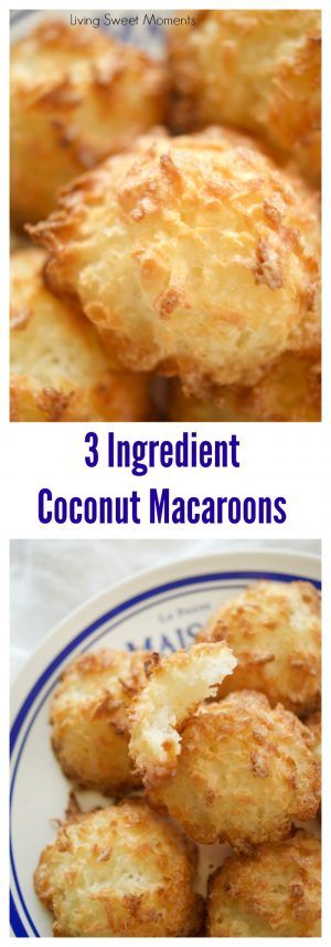 3 Ingredient Coconut Macaroons