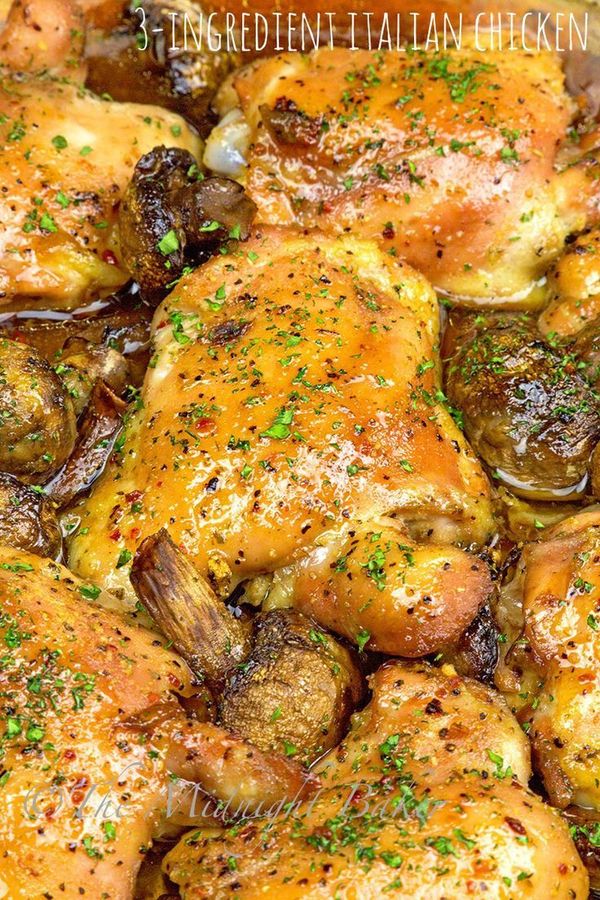 3-Ingredient Italian Chicken