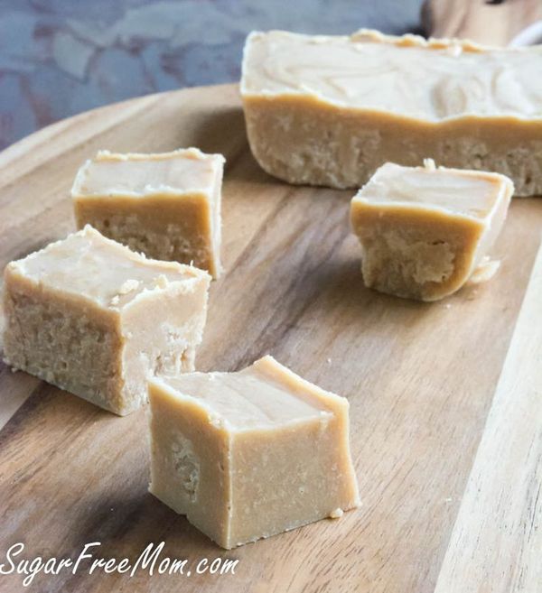 3 Ingredient Sugar-Free Peanut Butter Fudge