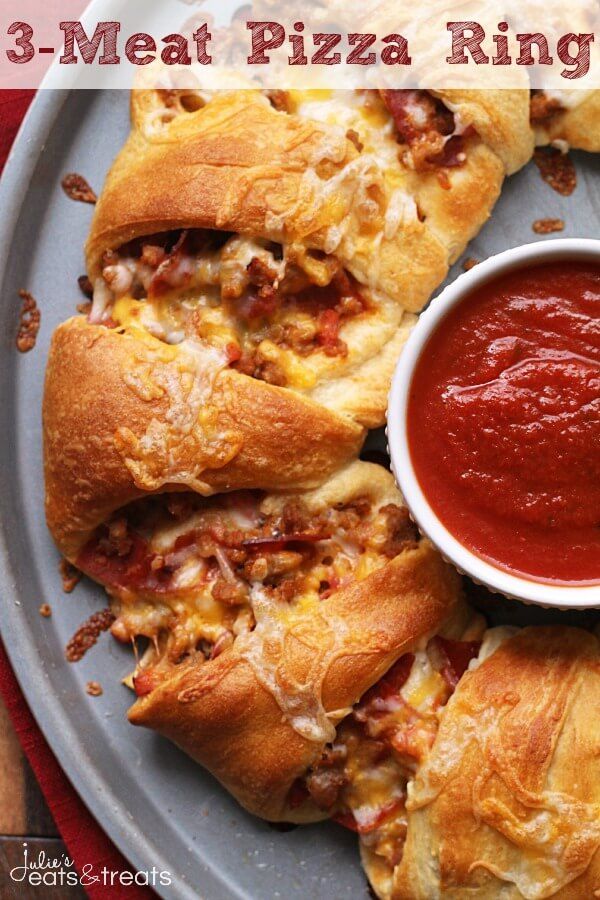 3-Meat Pizza Ring