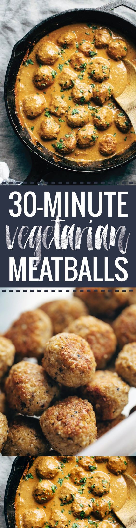 30 Minute Vegetarian Meatballs