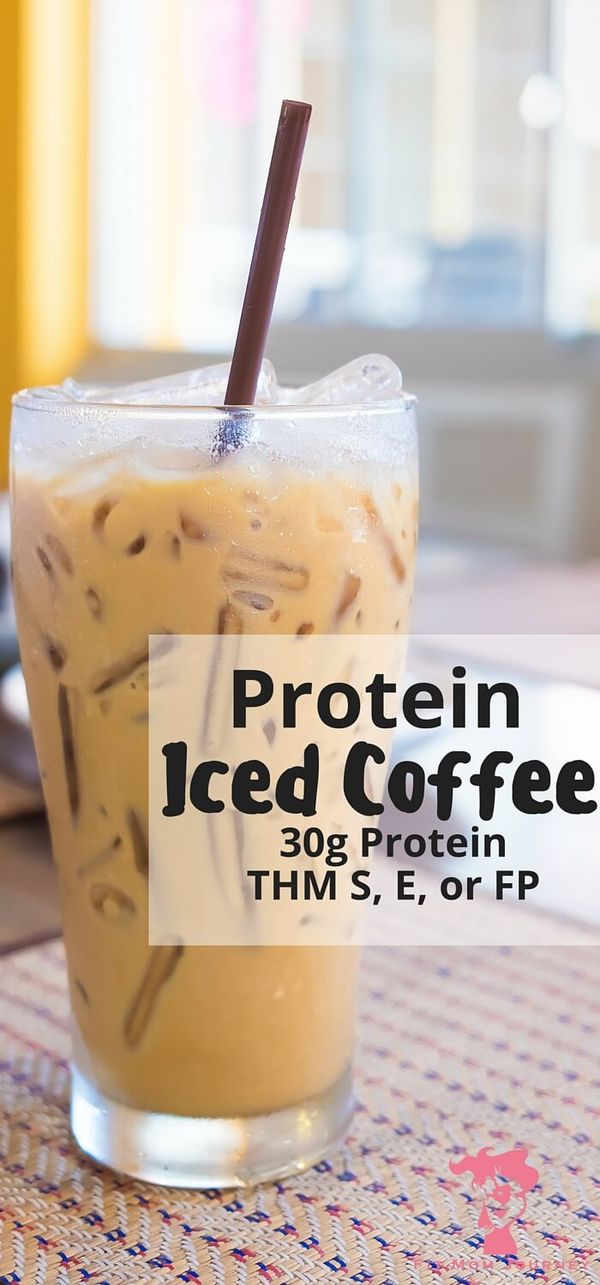 30g Iced Protein Coffee: THM:S, E, or FB