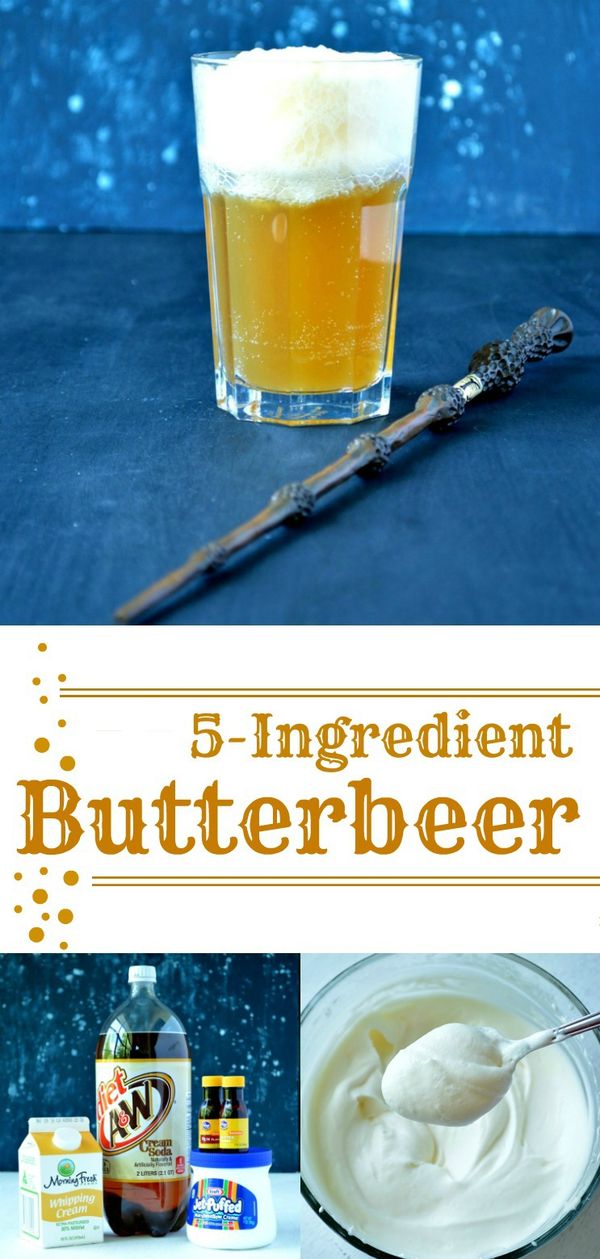 5-Ingredient Non-Alcoholic Butterbeer