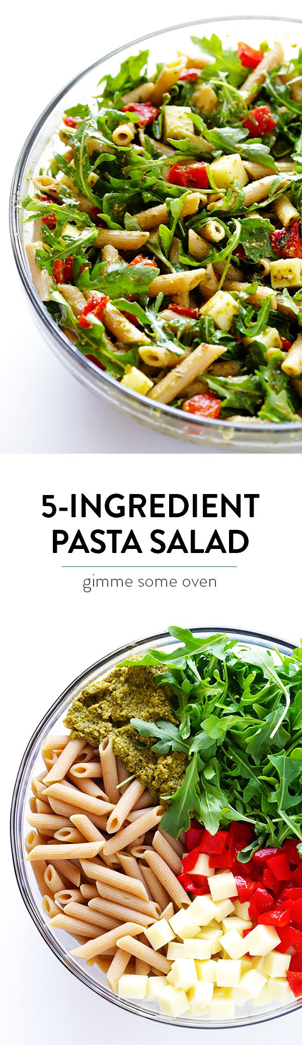 5-Ingredient Pesto Pasta Salad