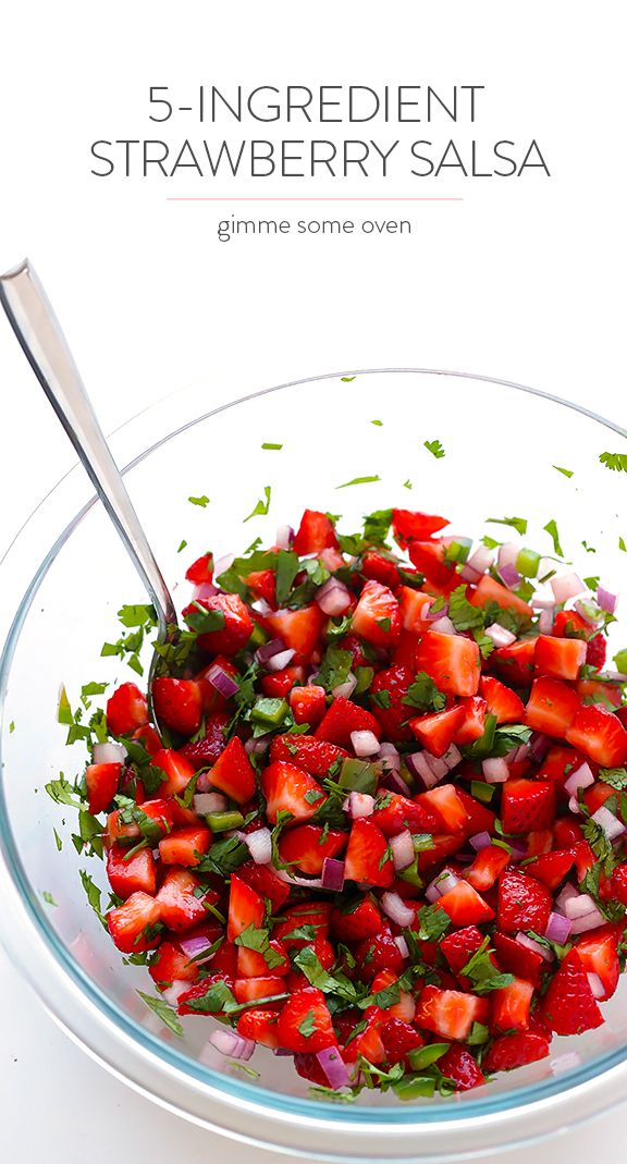 5-Ingredient Strawberry Salsa