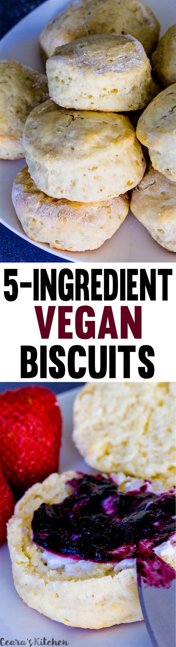 5-Ingredient Vegan Biscuits