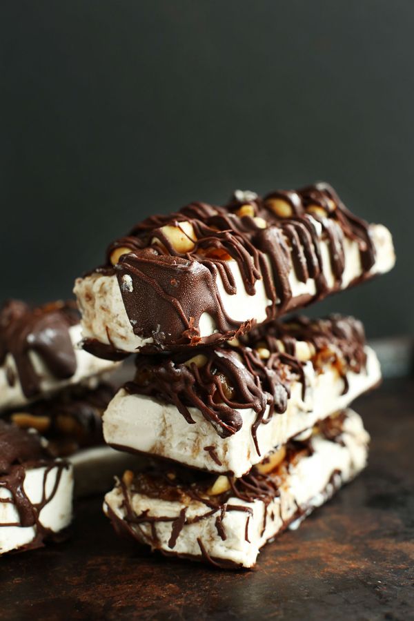 5 Ingredient Vegan Ice Cream Snickers