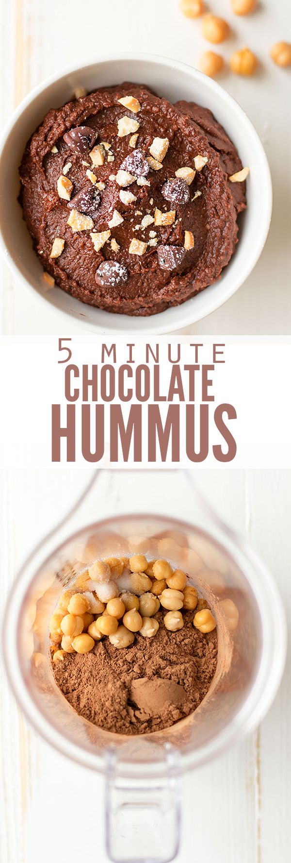 5 Minute Chocolate Hummus