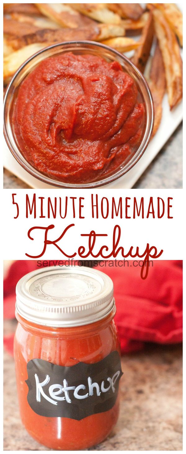 5 Minute Homemade Ketchup