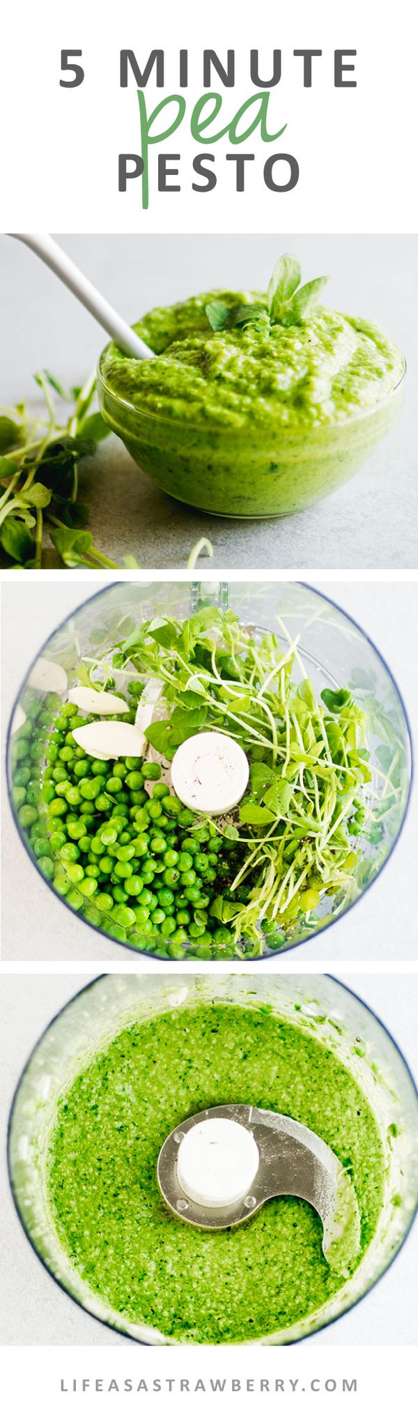 5 Minute Pea Pesto