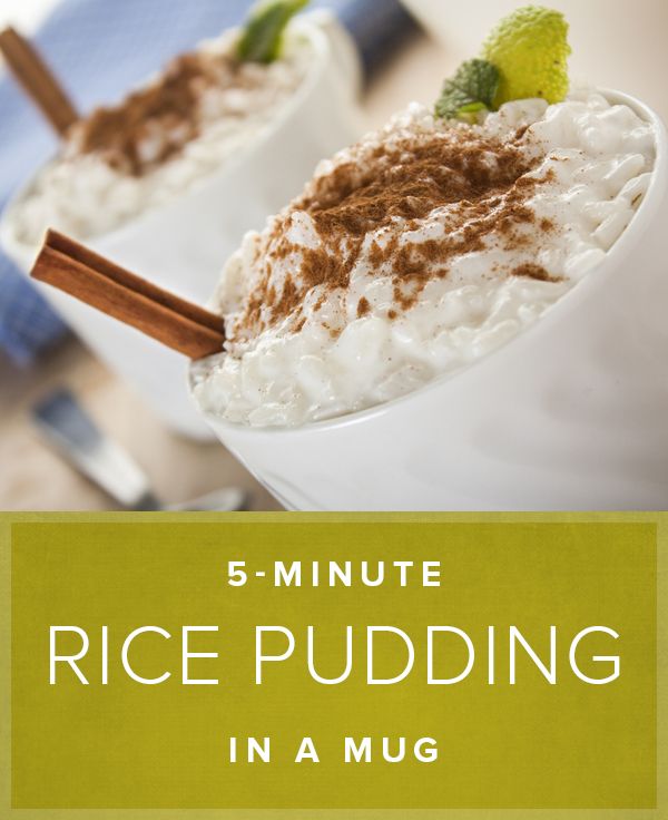 5-Minute Rice Pudding in a Mug