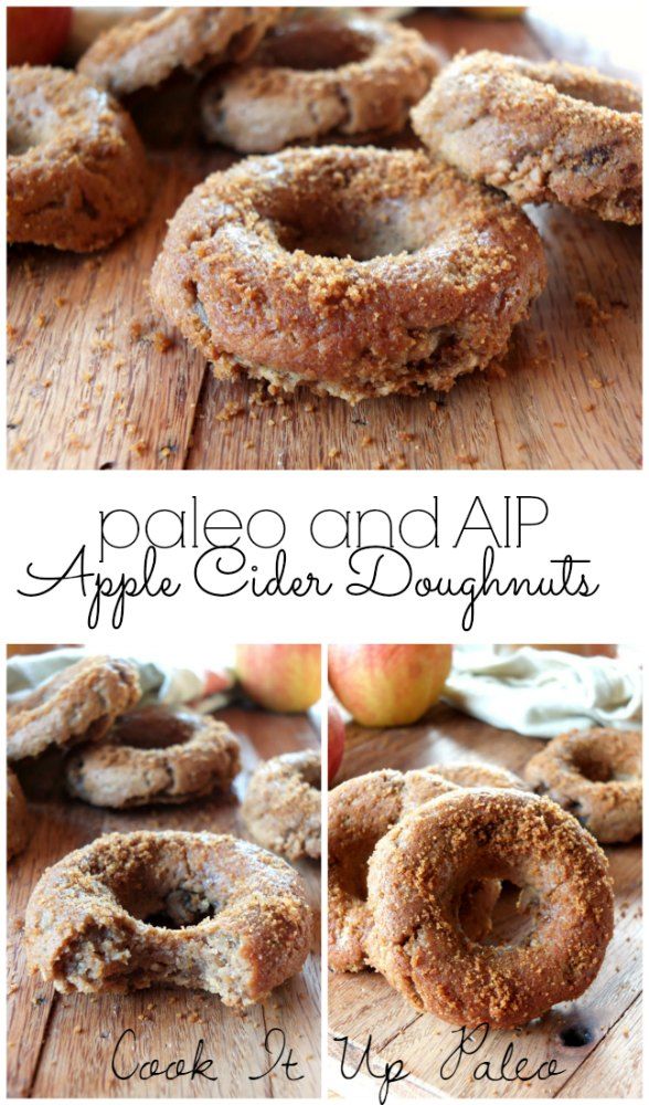 AIP Paleo Apple Cider Doughnuts