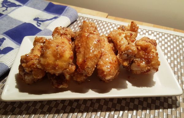 Air Fryer Honey Garlic Chicken Wings