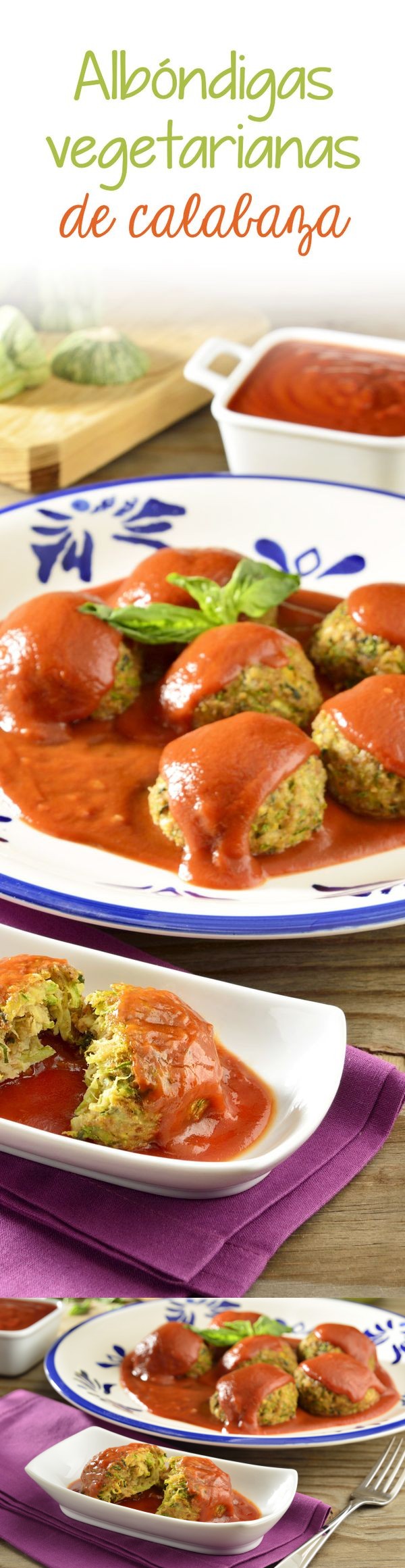 Albóndigas Vegetarianas de Calabaza