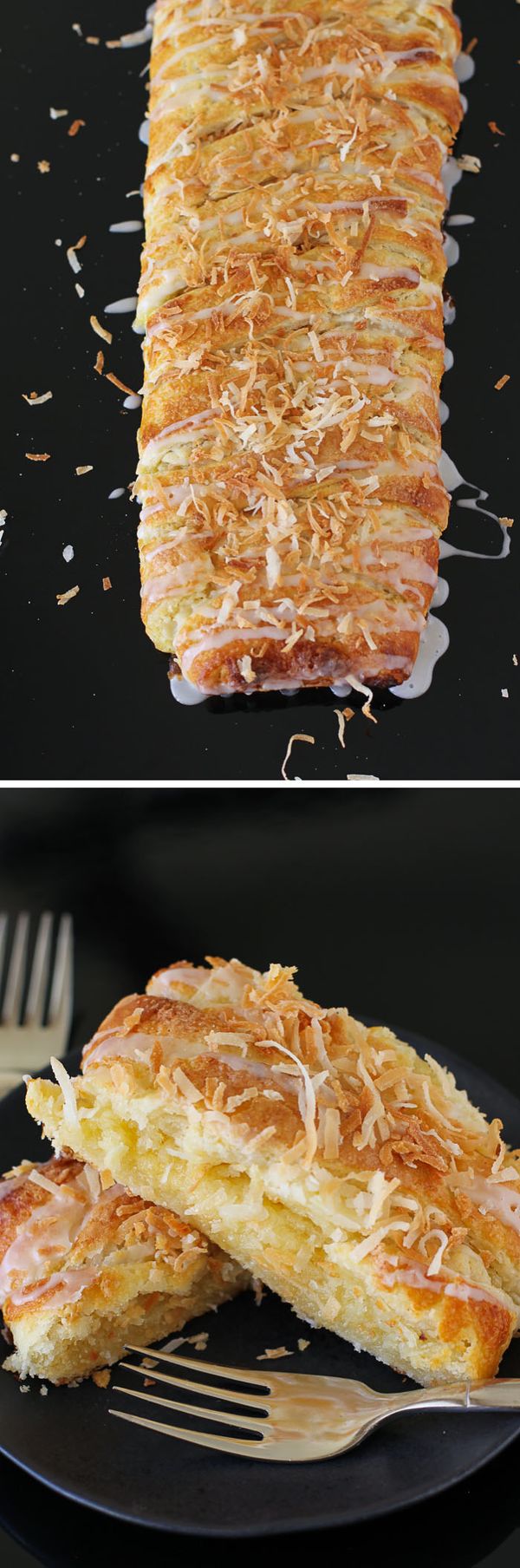 Almond Coconut Pastry Braid