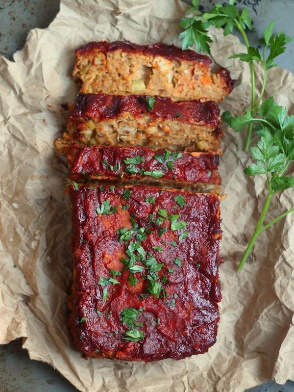 (Almost Classic Chickpea Vegan Meatloaf