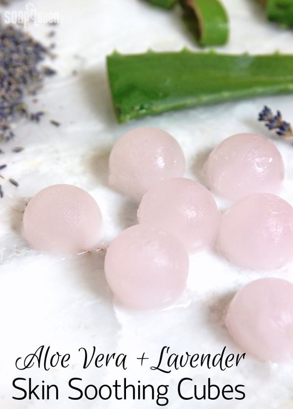 Aloe + Lavender Skin Soothing Cubes DIY