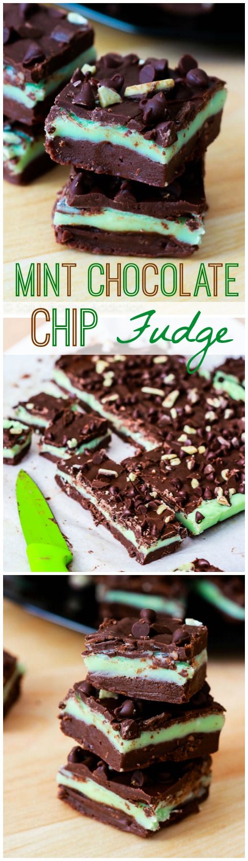 Andes Mint Chocolate Chip Fudge