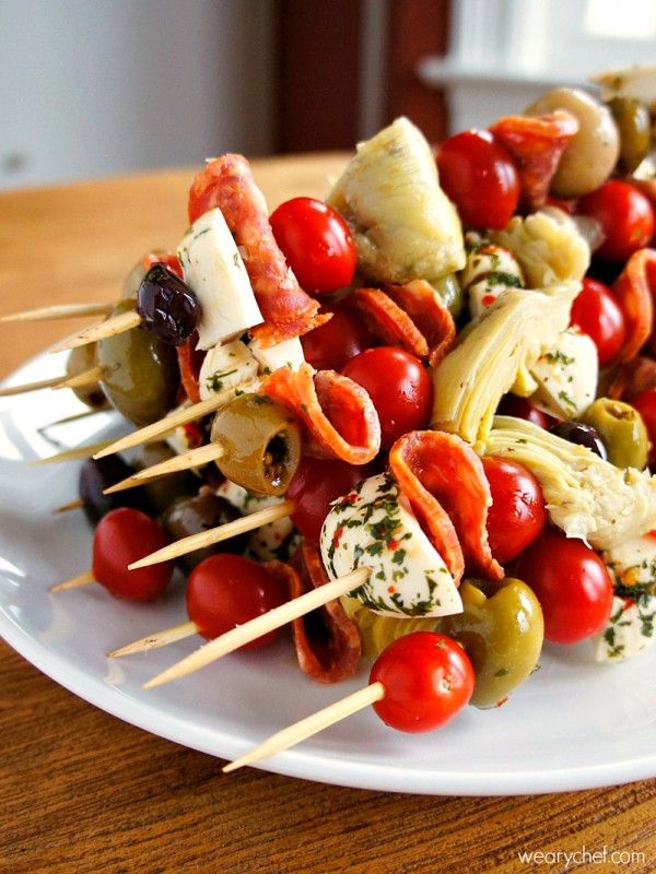 Antipasto Skewers: An Easy Party Food