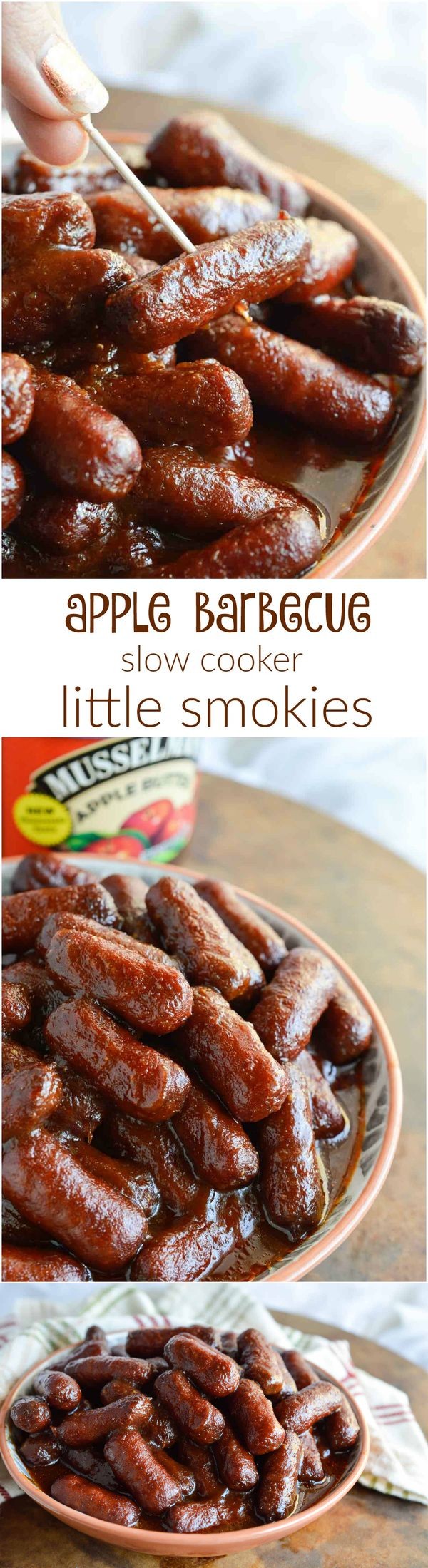 Apple Barbecue Slow Cooker Little Smokies