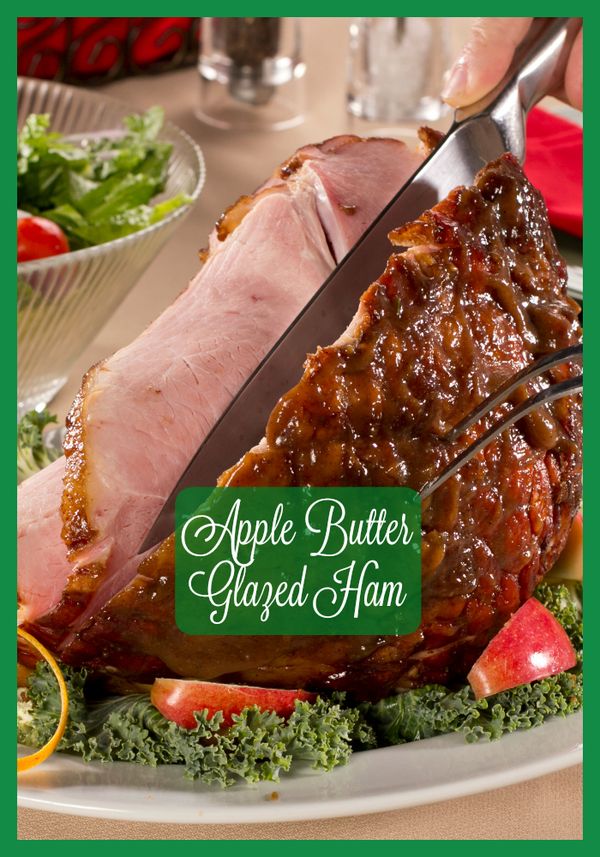 Apple Butter Glazed Ham