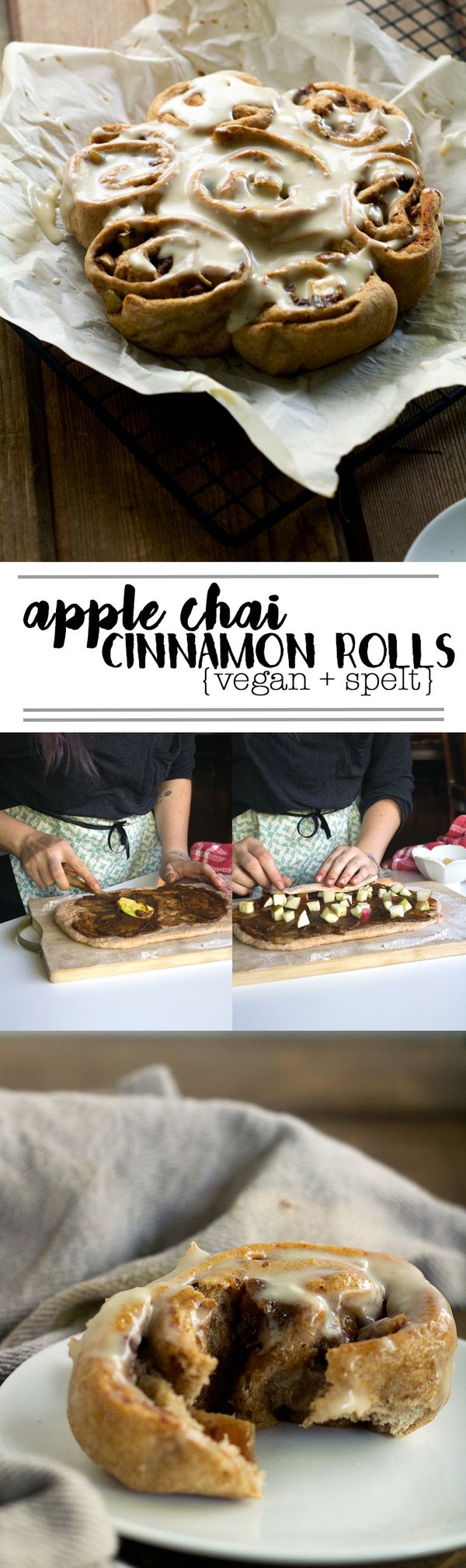 Apple chai cinnamon rolls