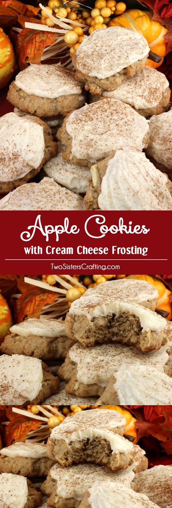 Apple Cookies and Cream Cheese Frosting