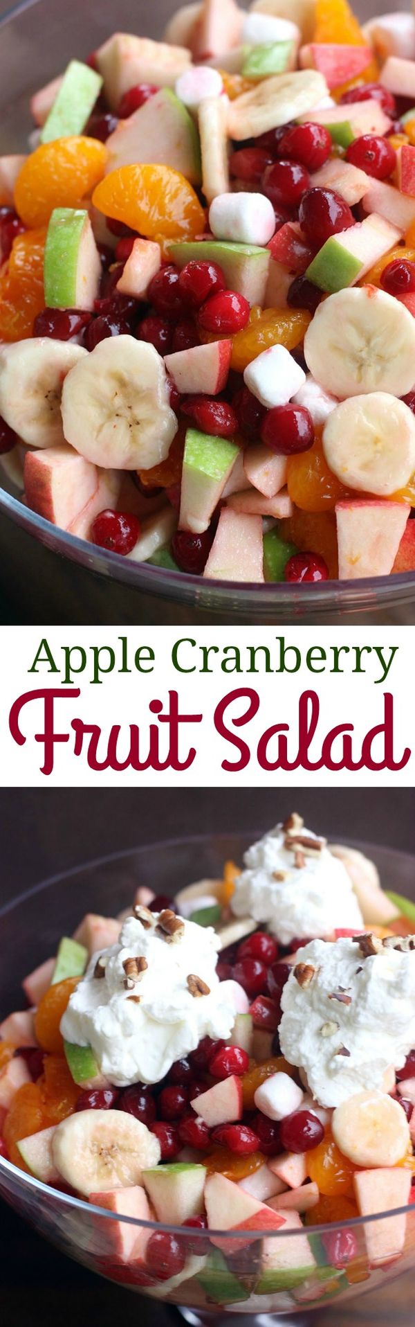 Apple Cranberry Fruit Salad