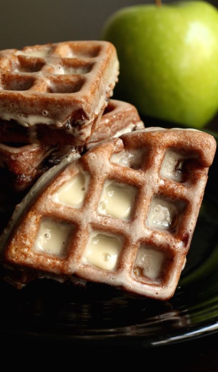 Apple Fritter Waffle Donuts