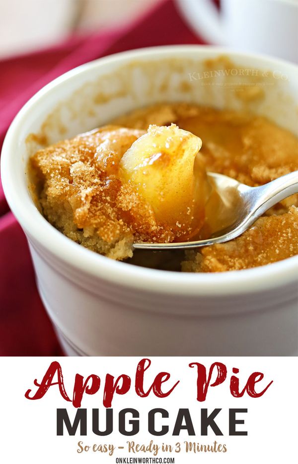 Apple Pie Mug Cake