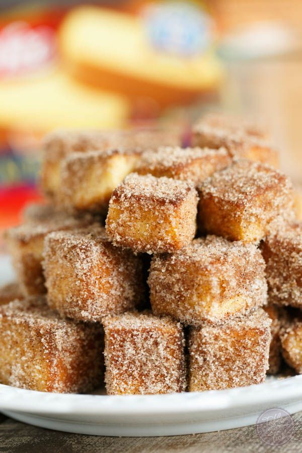 Apple Spice Cinnamon Sugar Pound Cake Bites