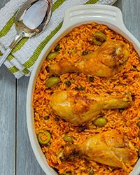 Arroz con Pollo (Puerto Rican Rice with Chicken