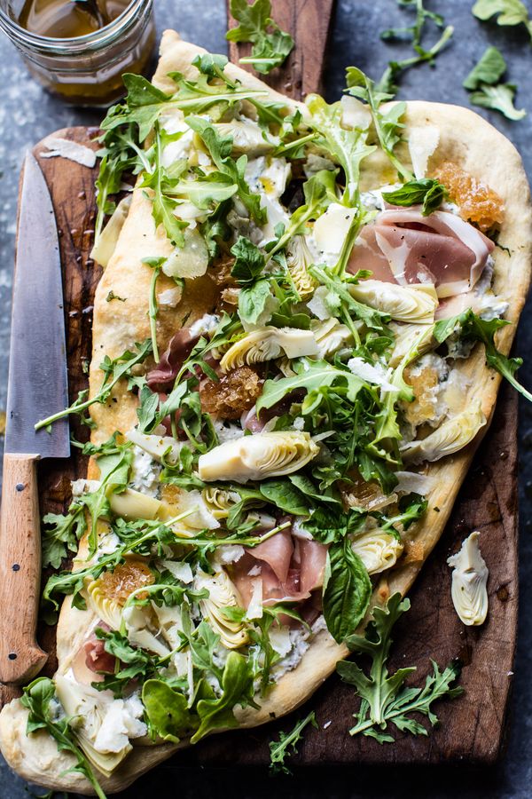 Artichoke Ricotta Flatbread