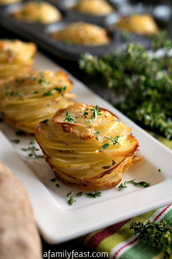 Asiago Potato Stacks