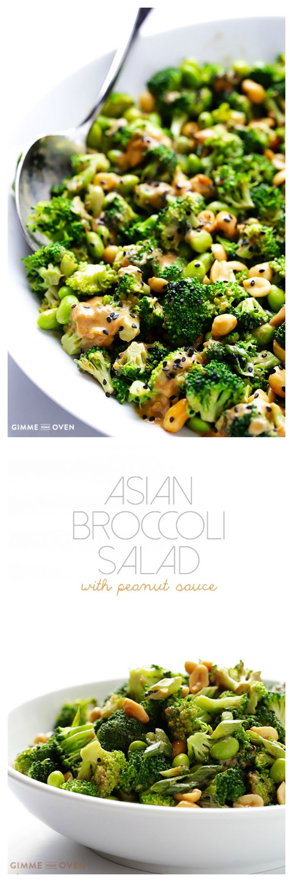 Asian Broccoli Salad with Peanut Sauce