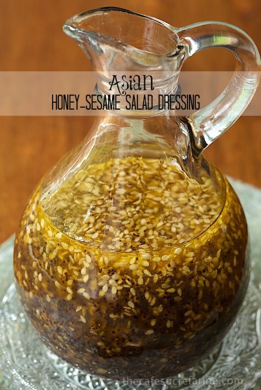 Asian Honey-Sesame Salad Dressing