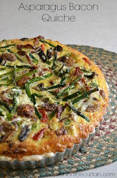 Asparagus Bacon Quiche