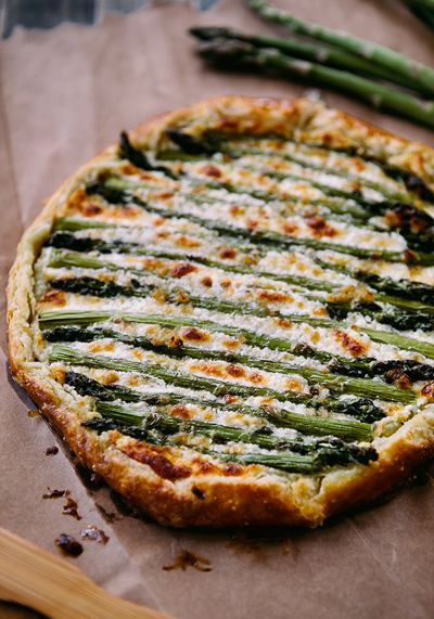 Asparagus Goat Cheese Galette