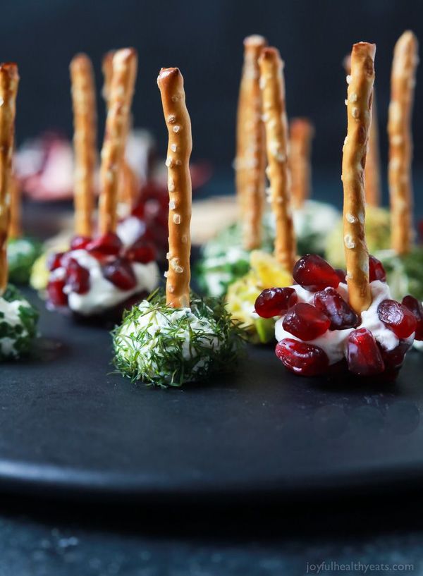 Assorted Holiday Goat Cheese Balls