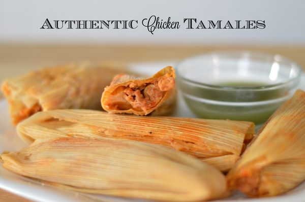 Authentic Chicken Tamales