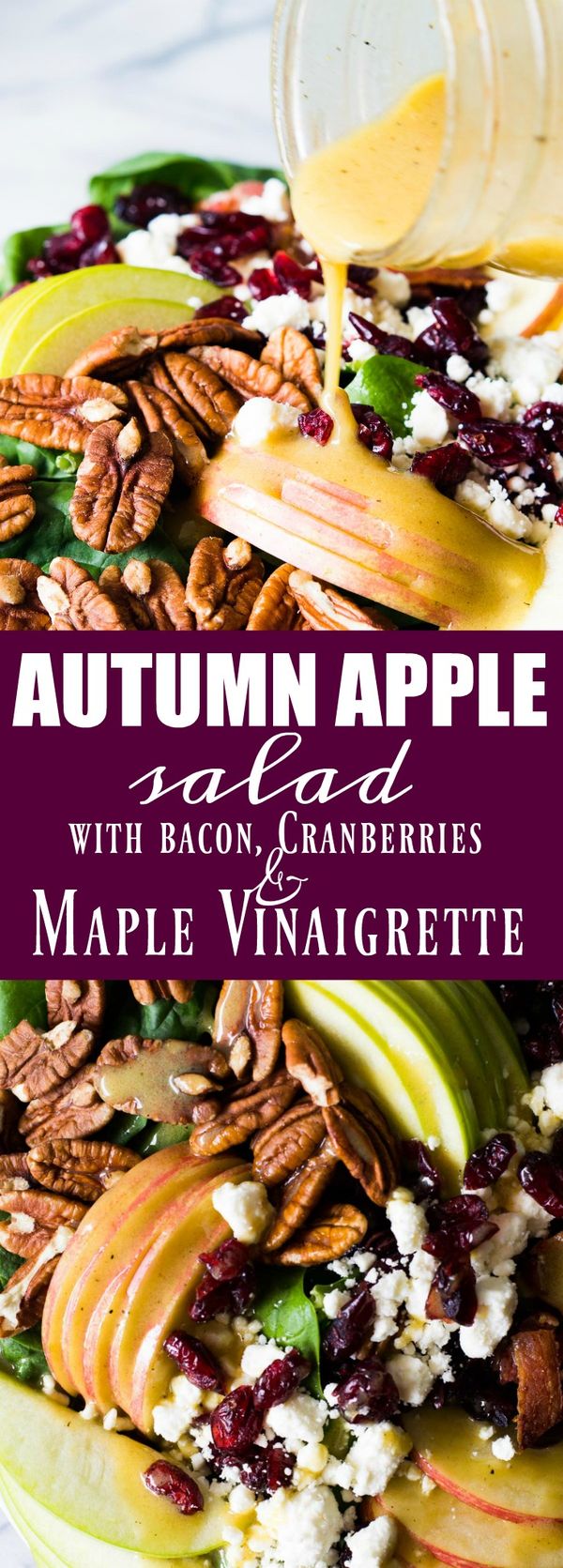 Autumn Apple Salad with a Maple Vinaigrette