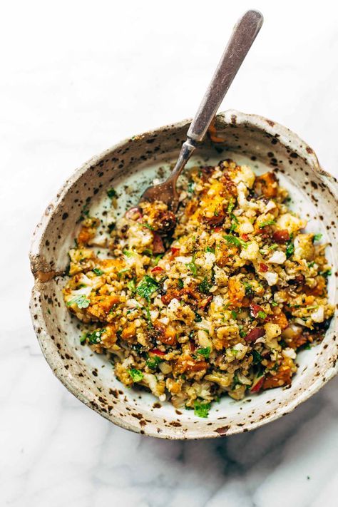 Autumn Glow Salad with Lemon Dressing