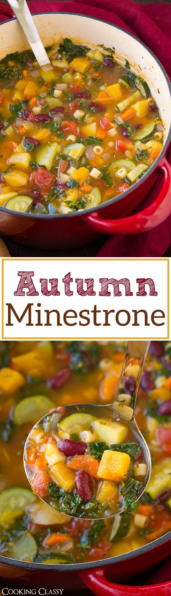 Autumn Minestrone Soup