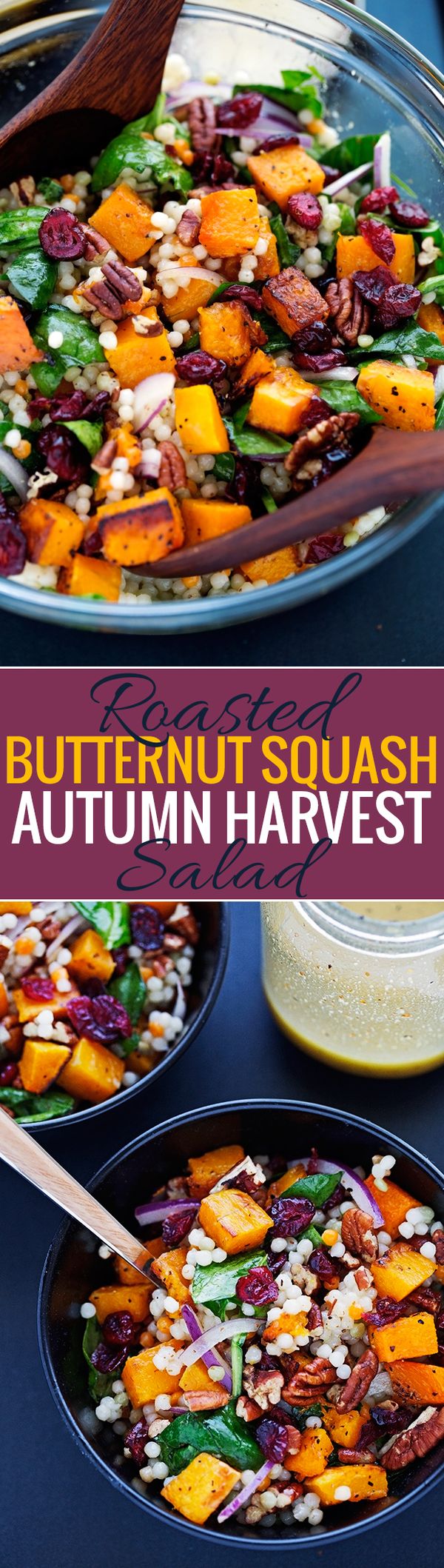 Autumn Pearl Couscous Salad with Roasted Butternut Squash