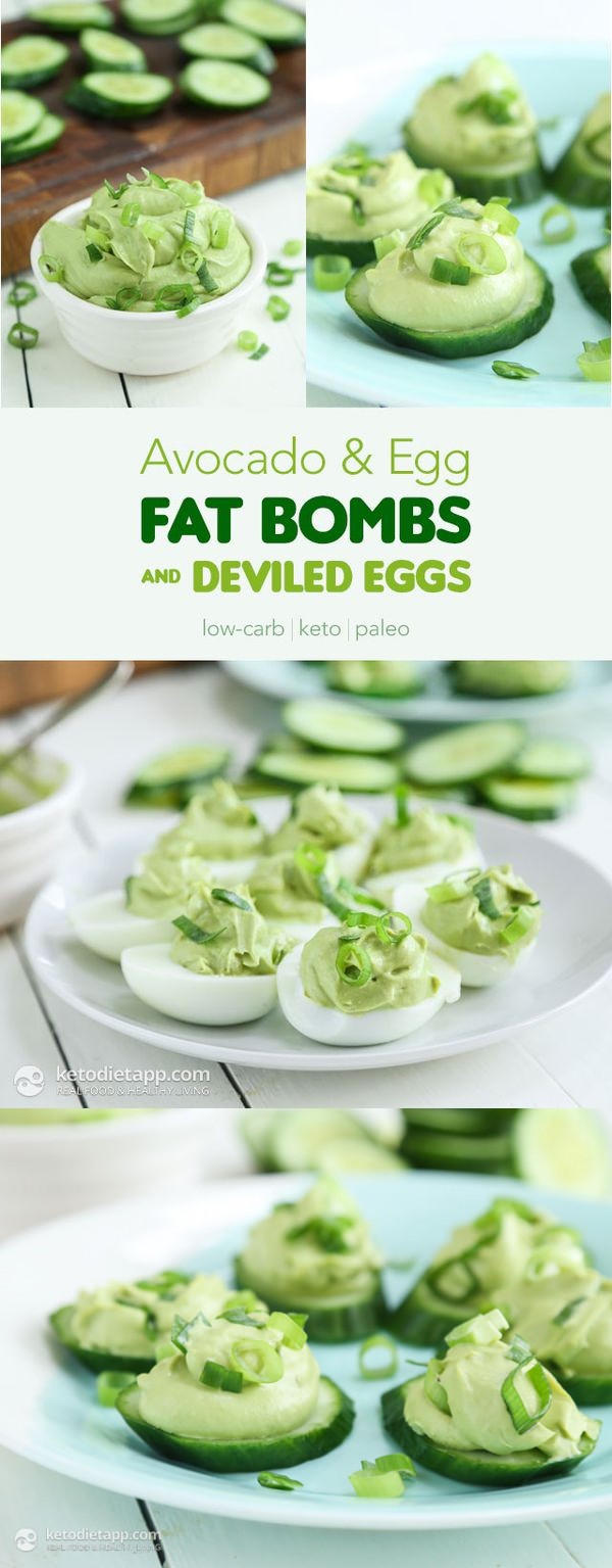 Avocado & Egg Fat Bombs, Deviled Eggs and Giveaway