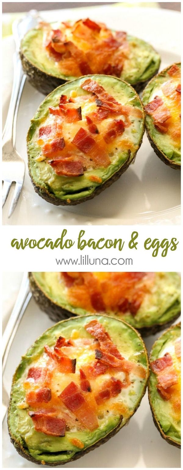 Avocado Bacon and Eggs