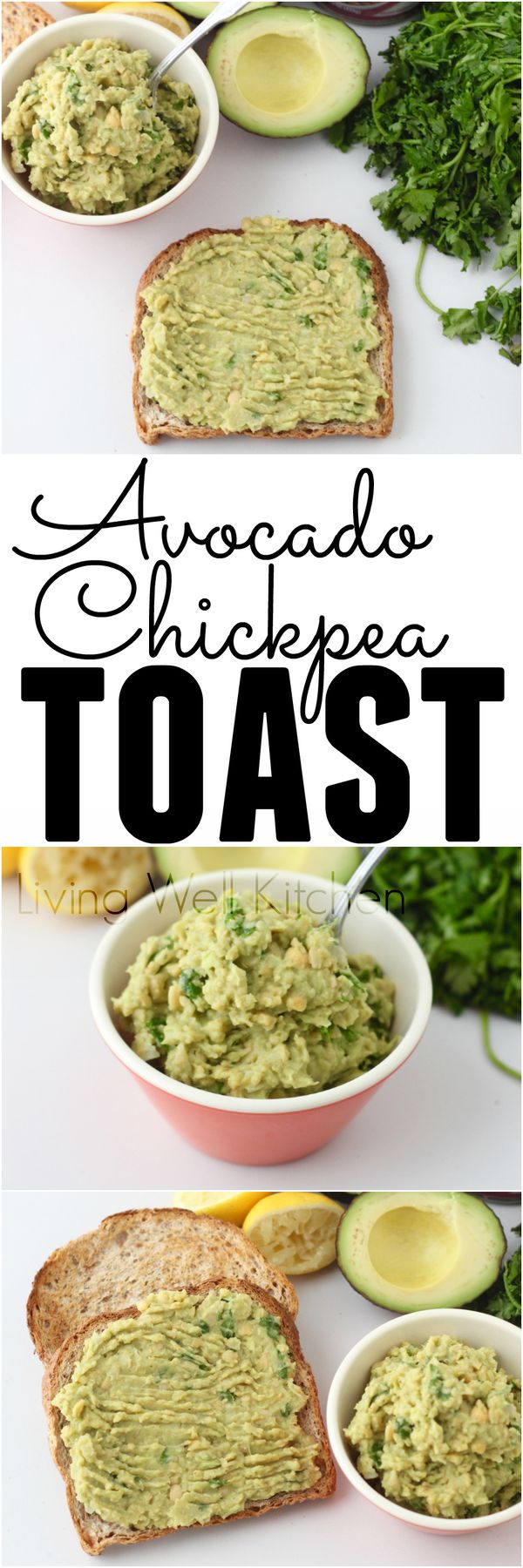 Avocado Chickpea Toast