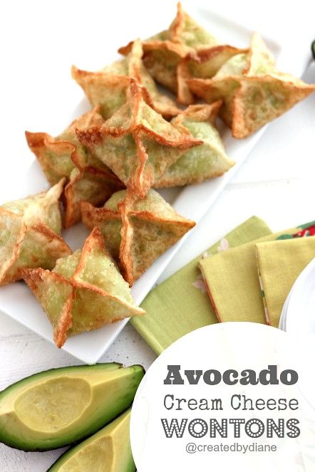 Avocado Cream Cheese Wonton