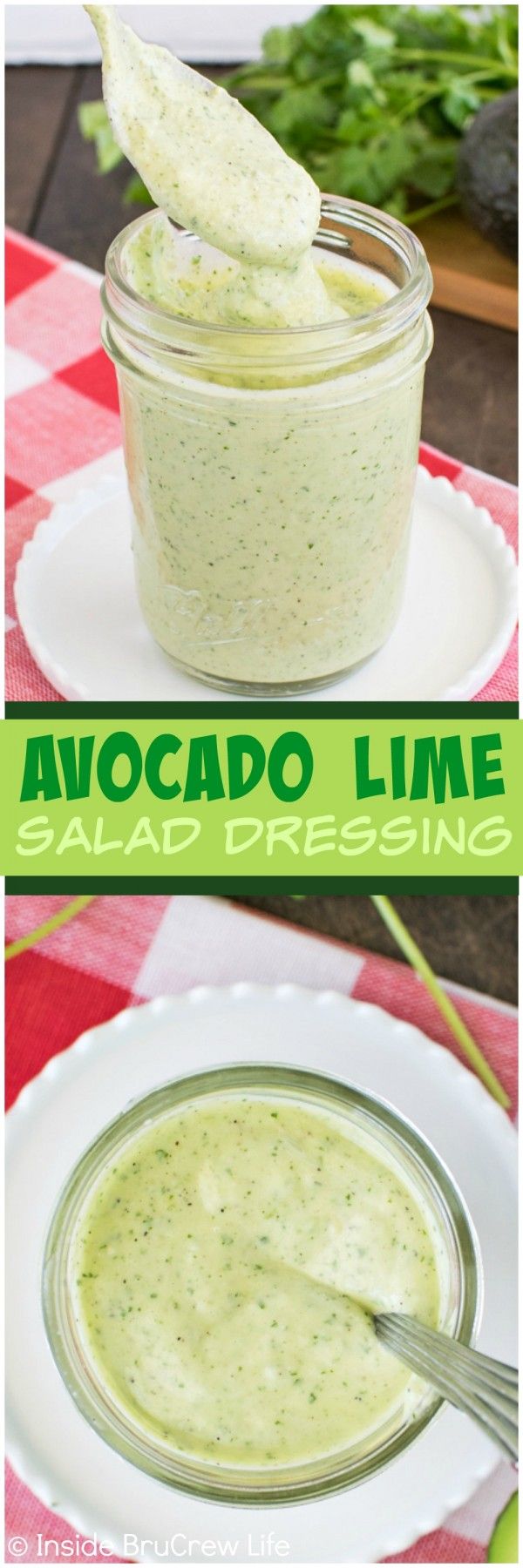 Avocado Lime Salad Dressing